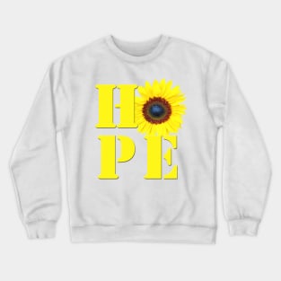 HOPE - Sunflower Photo Crewneck Sweatshirt